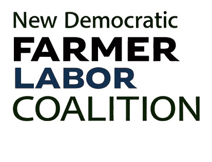 The logo of the New Democratic Farmer Labor Coalition